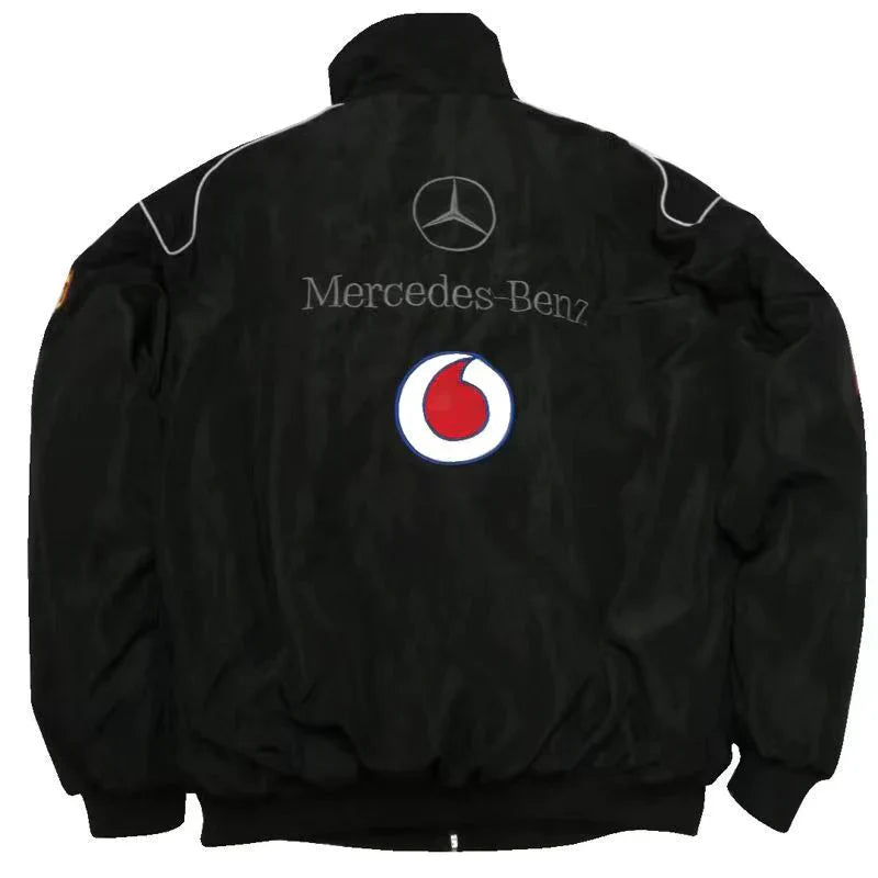 Mercedes Black Racing Jacket