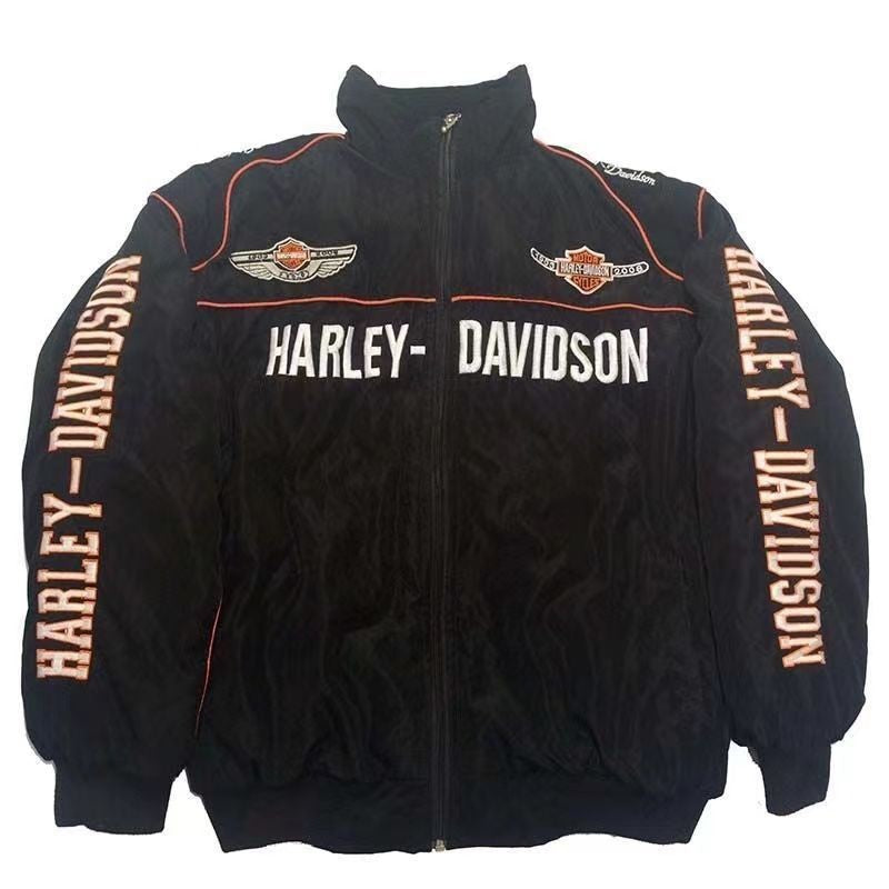 Black / Orange Racing Jacket