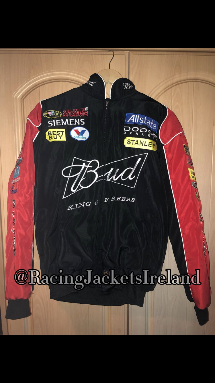 Budweiser Black Racing Jacket