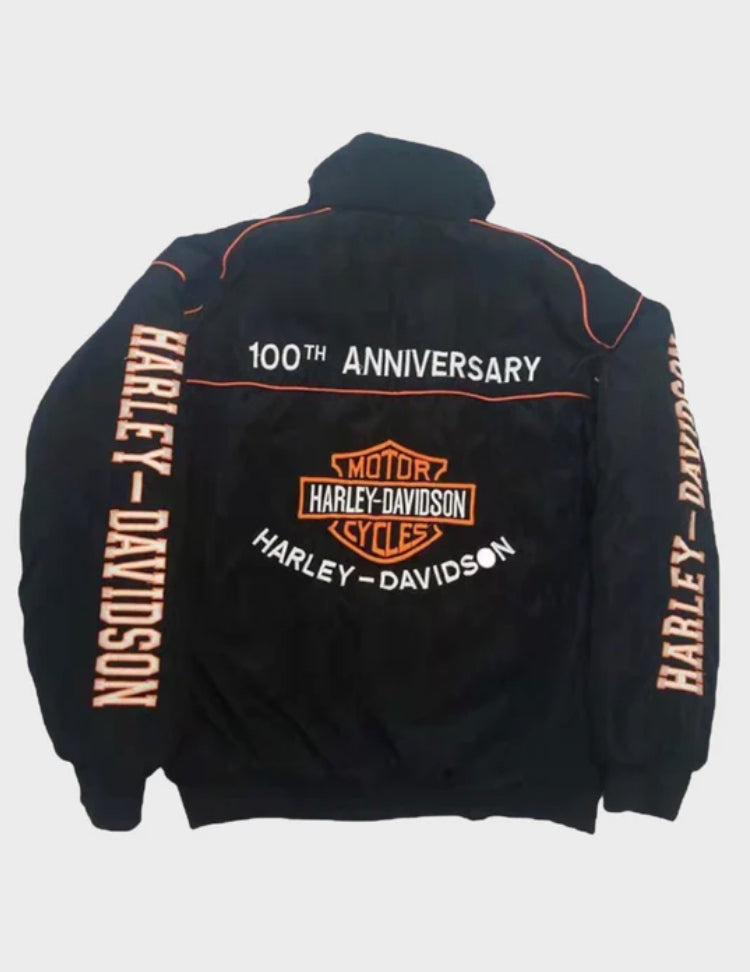 Black / Orange Racing Jacket