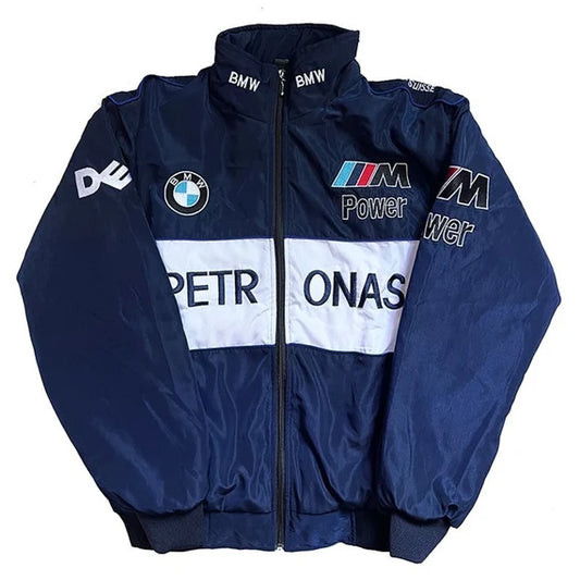 BMW Navy/White Racing Jacket