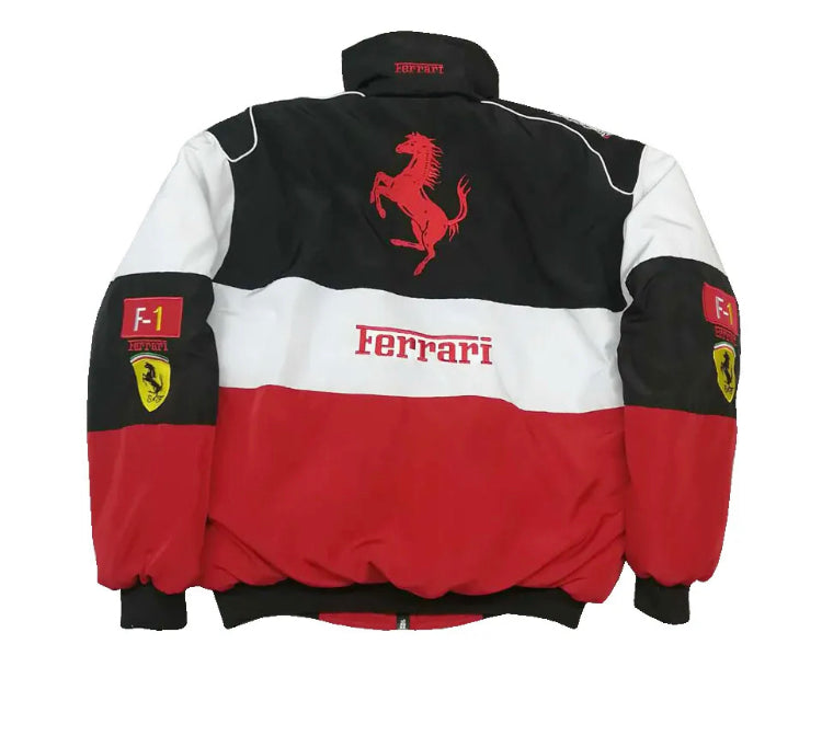 Ferrari Red/White/Black Racing Jacket