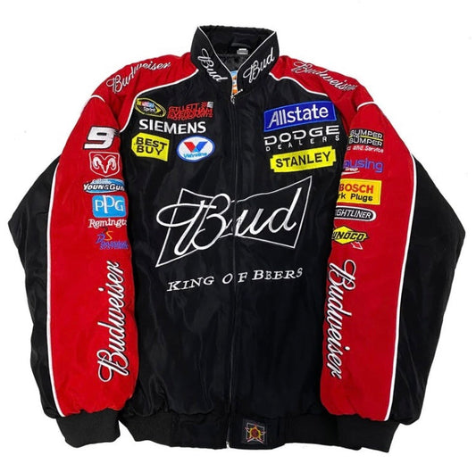 Budweiser Black Racing Jacket