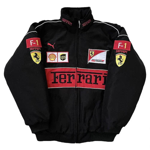 Ferrari Black Racing Jacket