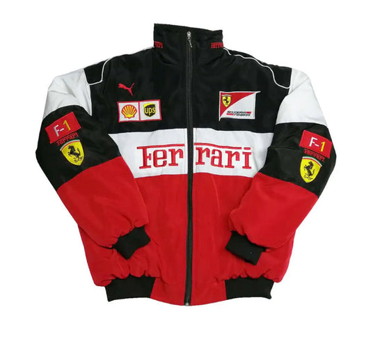 Ferrari Red/White/Black Racing Jacket